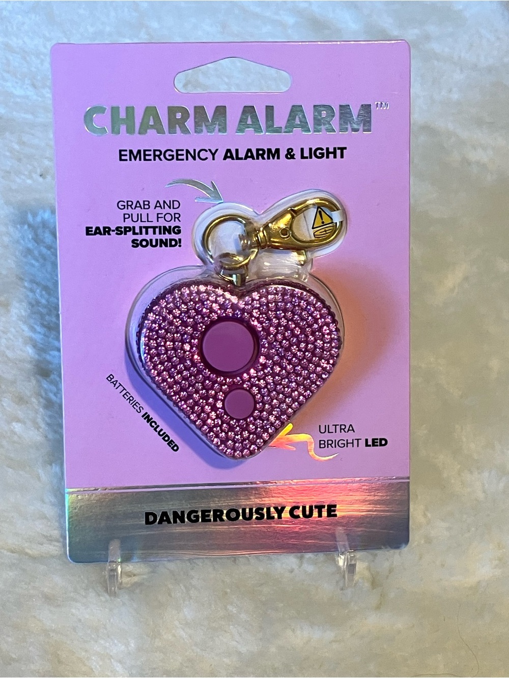 Keychain/ Bag Charm Emergency Alarm & Light